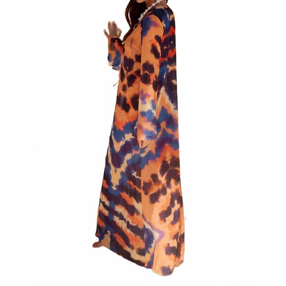 NEW RUNAWAY THE LABEL velzy swim coverups in saber print - Picture 2 of 5